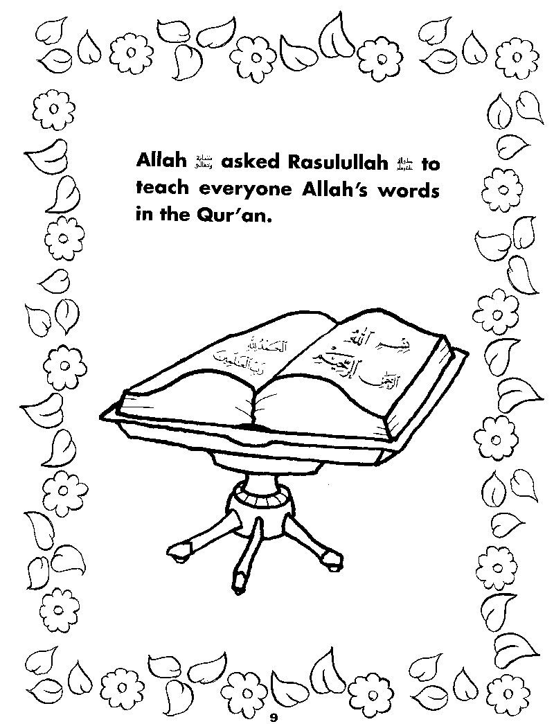 muslim coloring pages