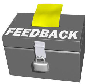 Have you got a comment, feedback or suggestion, click here